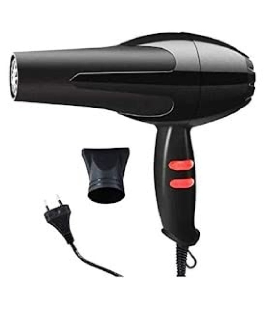 Chaoba 2888 Hair Dryer 1500W @ ₹ 349 For Men And Women With 2 Speed And 2 Heat Setting, 1 Concentrator Nozzle And Hanging Loop