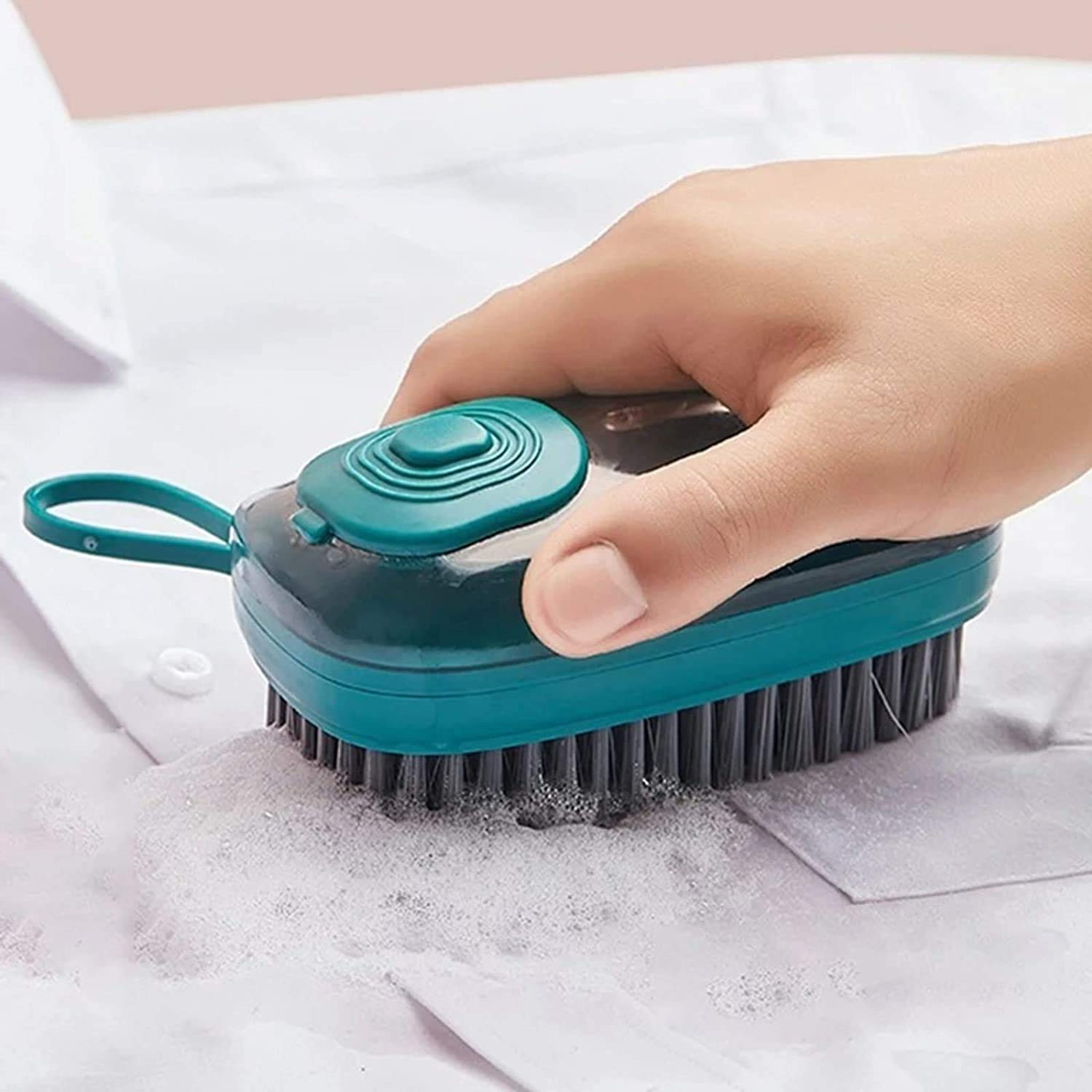 Liquid Adding Cleaner Brush, Cloth Cleaning Brush @ ₹ 199 Super Comfy Washing Cleaning, Laundry Clothes, Shoes Pot, Scrubbing Brush Multi color