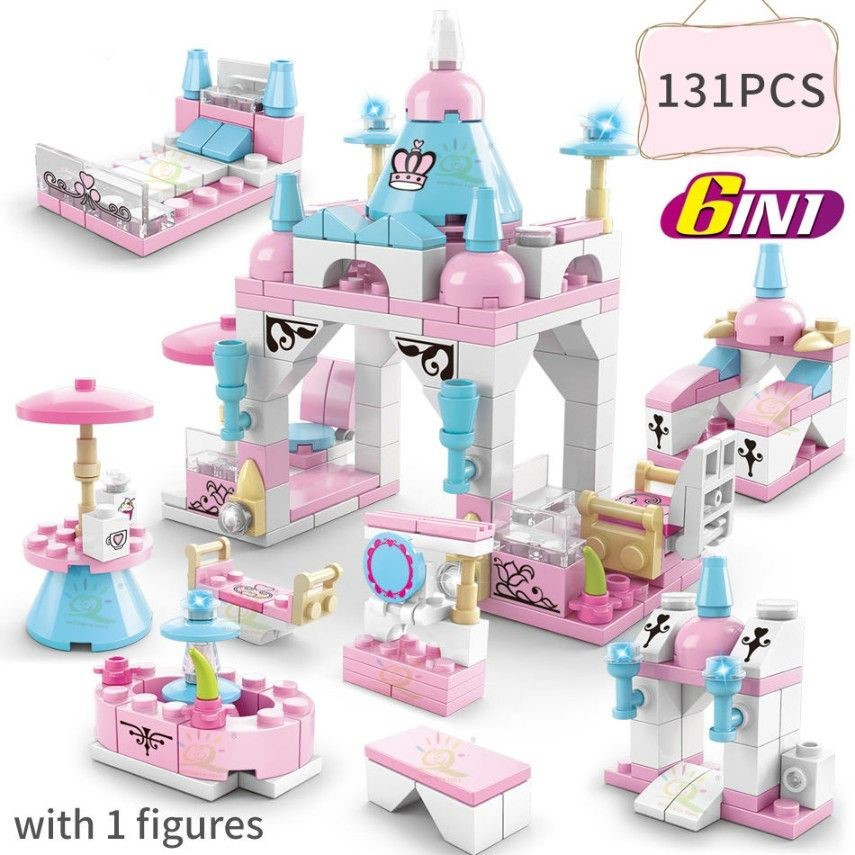 131 Pcs Street 3D Environmental Protection ABS Building Blocks @ ₹ 180 Puzzle Assembling Building Block for Kids Toy